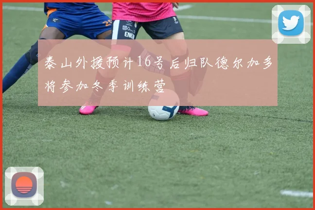 泰山外援预计16号后归队德尔加多将参加冬季训练营